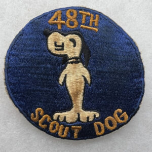 US Army 48th Scout Dog Pocket Patch Japanese Made