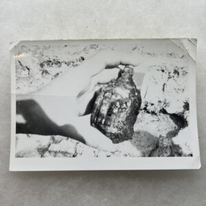 WW2 Japanese Grenade Photograph "Found On Okinawa"