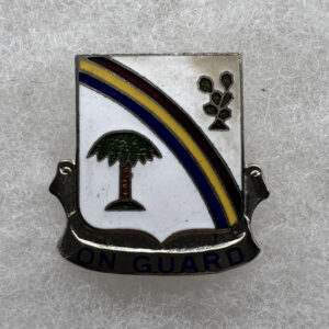 US Army 168th Infantry Regiment DUI Pinback Gemsco