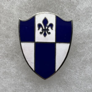 US Army 345th Infantry Regiment DUI Pinback NS Meyer