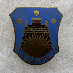 WW2 US Army 164th Infantry Regiment DUI Pinback Gemsco