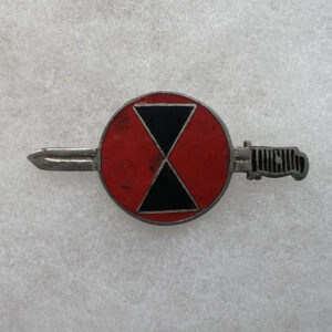 1950s US Army 7th Infantry Division Order Of The Bayonet Badge Japanese Made