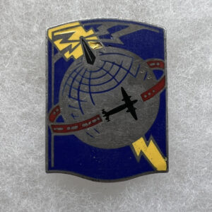 WW2 US Army Air Force Army Airways Communications System DUI Pinback Sterling