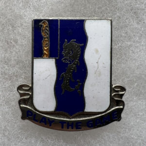 US Army 50th Armored Infantry DUI Pinback NS Meyer