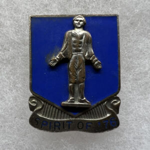 WW2 US Army 417th Infantry Regiment DUI Pinback Gemsco