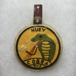 US Army 7th Squadron 1st Cavalry Cobra Gun Pilot Pocket Hanger Vietnamese Made