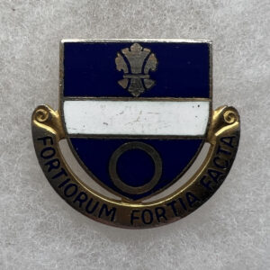 US Army 365th Infantry Regiment DUI Pinback Dondero