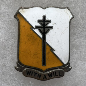 WW2 US Army 60th Signal Battalion DUI Pinback NS Meyer