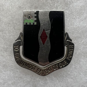 US Army 60th Infantry Regiment DUI Pinback German Made