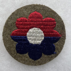 WW2 US Army 9th Infantry Division Patch Embroidered On Wool