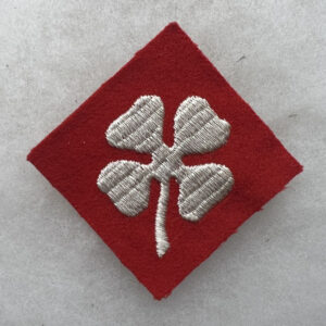 WW2 US 4th Army Patch Felt