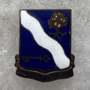 WW2 US Army 143rd Infantry Regiment DUI Pinback