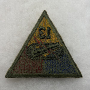 WW2 US Army 13th Armored Division Patch Greenback