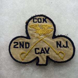 Pre-WW2 US Army 2nd New Jersey Cavalry K Company Association Patch