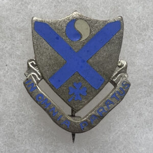 WW2 US Army 114th Infantry Regiment DUI Pinback