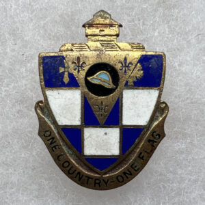 WW2 US Army 178th Infantry Regiment DUI Pinback NS Meyer