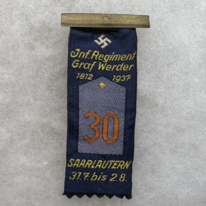 WW2 German Army 30th Infantry Regiment Ribbon Pin
