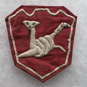 WW2 US Army 147th Field Artillery Bushmaster Patch Philippine Made