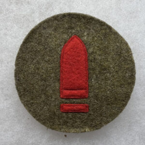 1902 US Army Coast Artillery Gunner 1st Class Chevron Wool