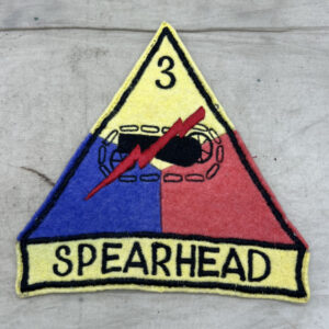 1950s US Army 3rd Armored Division Souvenir Jacket Patch Felt German Made