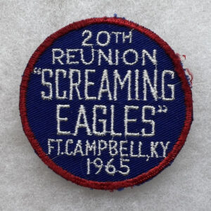 US Army 101st Airborne 20th Reunion Patch
