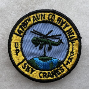 US Army 478th Aviation Company Heavily Helicopter Pocket Patch
