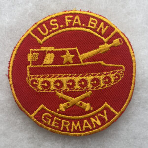 US Army Field Artillery Battalion Germany Pocket Patch German Made