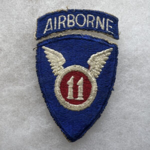 WW2 US Army 11th Airborne Division Patch Worn