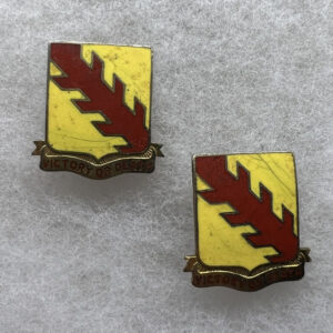 US Army 32nd Armor DUI Set Clutchback German Made
