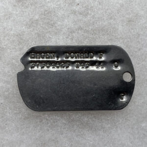 WW2 US Army 259th Infantry Regiment 65th Division Dog Tag Single