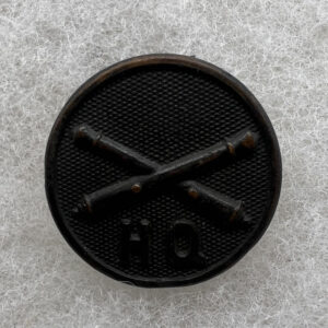 WW1 US Army Artillery Headquarters Enlisted Collar Disk