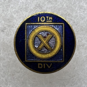 US Army 10th Infantry Division Lapel Pin