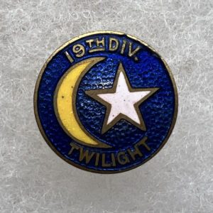 US Army 19th Infantry Division Lapel Pin