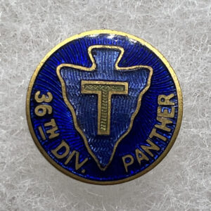 US Army 36th Infantry Division Lapel Pin Sew On Button