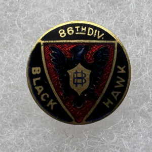 US Army 86th Infantry Division Lapel Pin Sew On Button