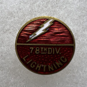 US Army 78th Infantry Division Lapel Pin
