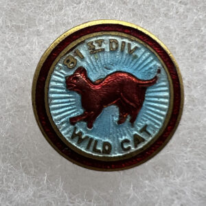 US Army 81st Infantry Division Lapel Pin Sew On Button