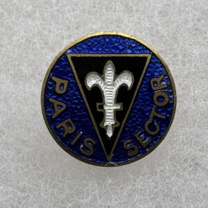 US Army Paris Sector Lapel Pin Sew On Button