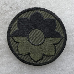 US Army 9th Infantry Division Patch Twill Subdued
