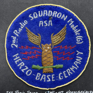 US Army 2nd Radio Squadron Mobile ASA Army Security Agency Patch Bullion German Made