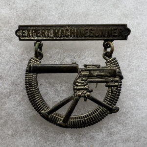 US Army Expert Machine Gunner Badge German Made Rare