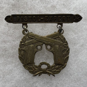 US Army Pistol Expert Badge German Made Scarce