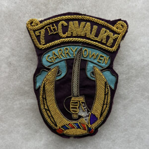 US Army 7th Cavalry Regiment Patch Japanese Made Bullion