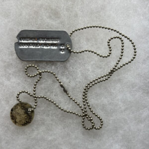 WW2 US Army 475th Infantry Merrill's Marauders Dog Tag Single With Chain