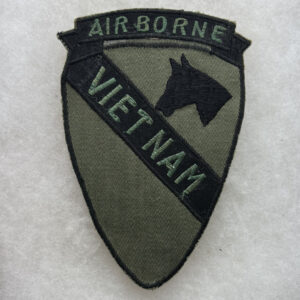 US Army 1st Cavalry Division Airborne Patch Subdued Vietnamese Made