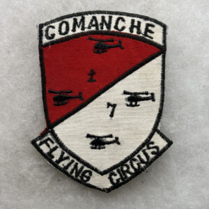 US Army 1st Cavalry 7th Squadron Comanche Flying Circus Pocket Patch Vietnamese Made