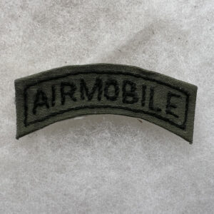 US Army 1st Cavalry Division Airmobile Tab Subdued Vietnamese Made