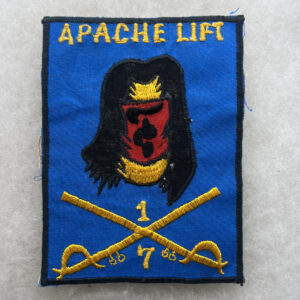 US Army 1st Cavalry 7th Squadron Apache Lift Pocket Patch Vietnamese Made