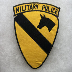 US Army 1st Cavalry Division Military Police Patch Vietnamese Made