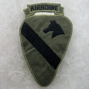 US Army 1st Cavalry Division Airborne Patch Subdued Theater Made